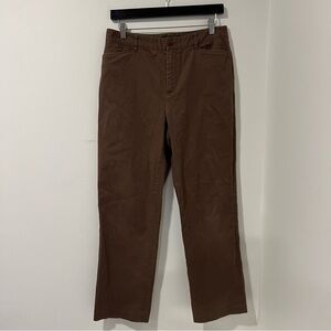 Lauren Ralph Lauren Women’s Brown Straight Leg Dress Pants Trousers Size 8